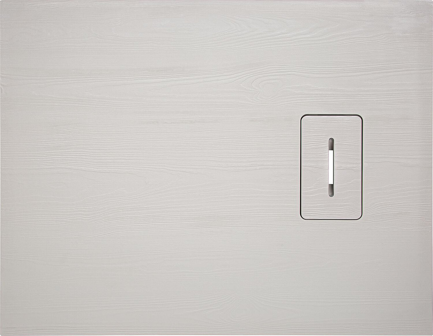 Lendou shower tray 1400x35x900 mm with wood-effect finish, cast mineral, beige matt, drain 90 mm