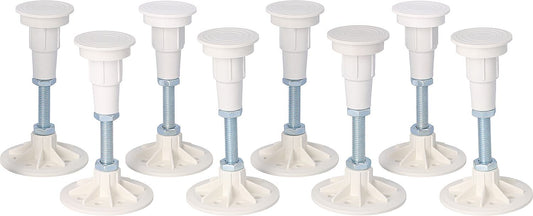 8-piece foot set. Adhesive mounting suitable for DW Douron 1000 - 1400 mm