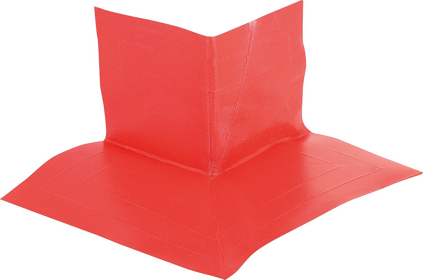 External corner, self-adhesive, non-woven, red, 50 mm height