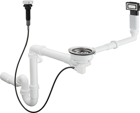 HG Automatic Drain and Overflow Fitting 660 D14-11 BSO