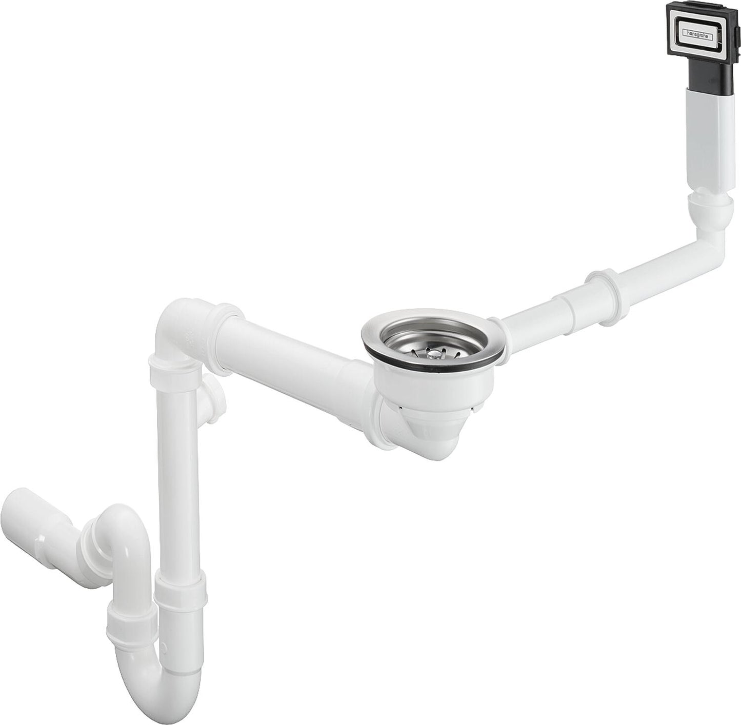 HG Automatic Drain and Overflow Fitting for Single Basin Granite D16-11
