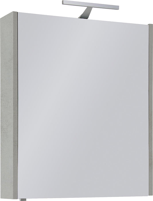 Armoire à miroir avec éclairage LED, 600 mm de large