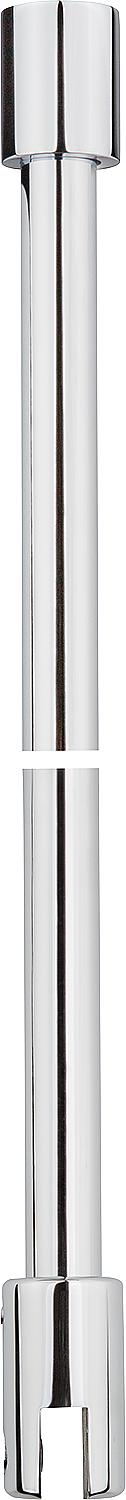 Deckenstütze für Walk-In Dusch- abtr. für 6-10mm Glas, 1000mm kürzbar auf jede Länge mit Decken und Glashalter
