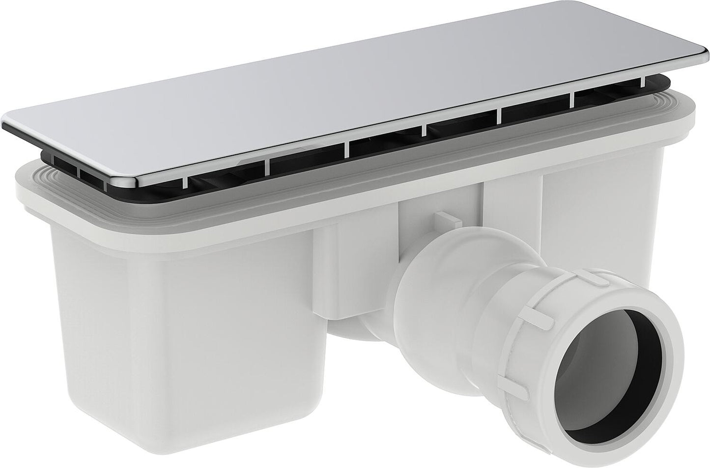 Raccord de vidange Ideal Standard Ultra Flat neuf avec couvercle, chromé