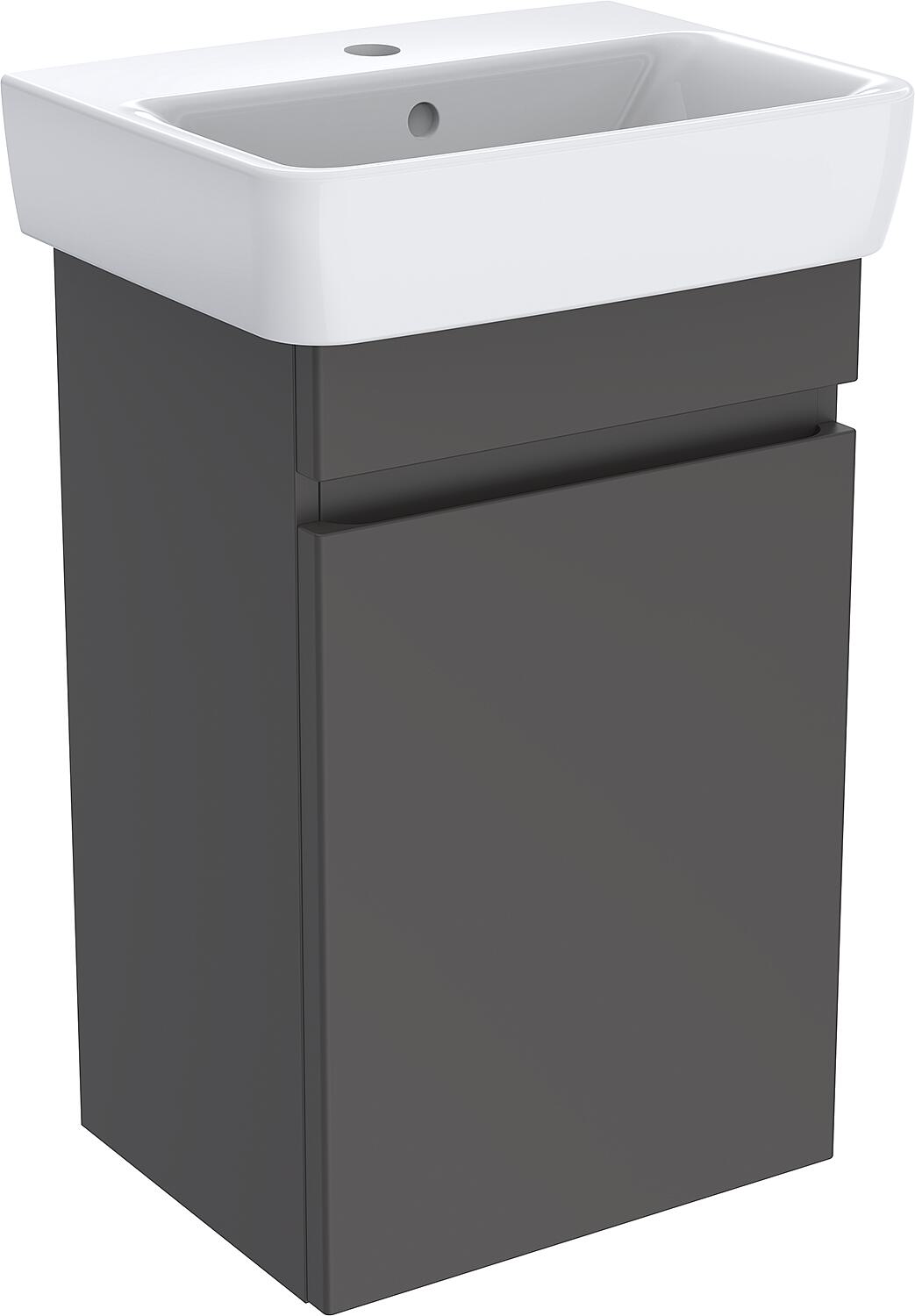 WTU + céramique WT Geberit Renova Plan 500x615x380 mm noyer hickory clair