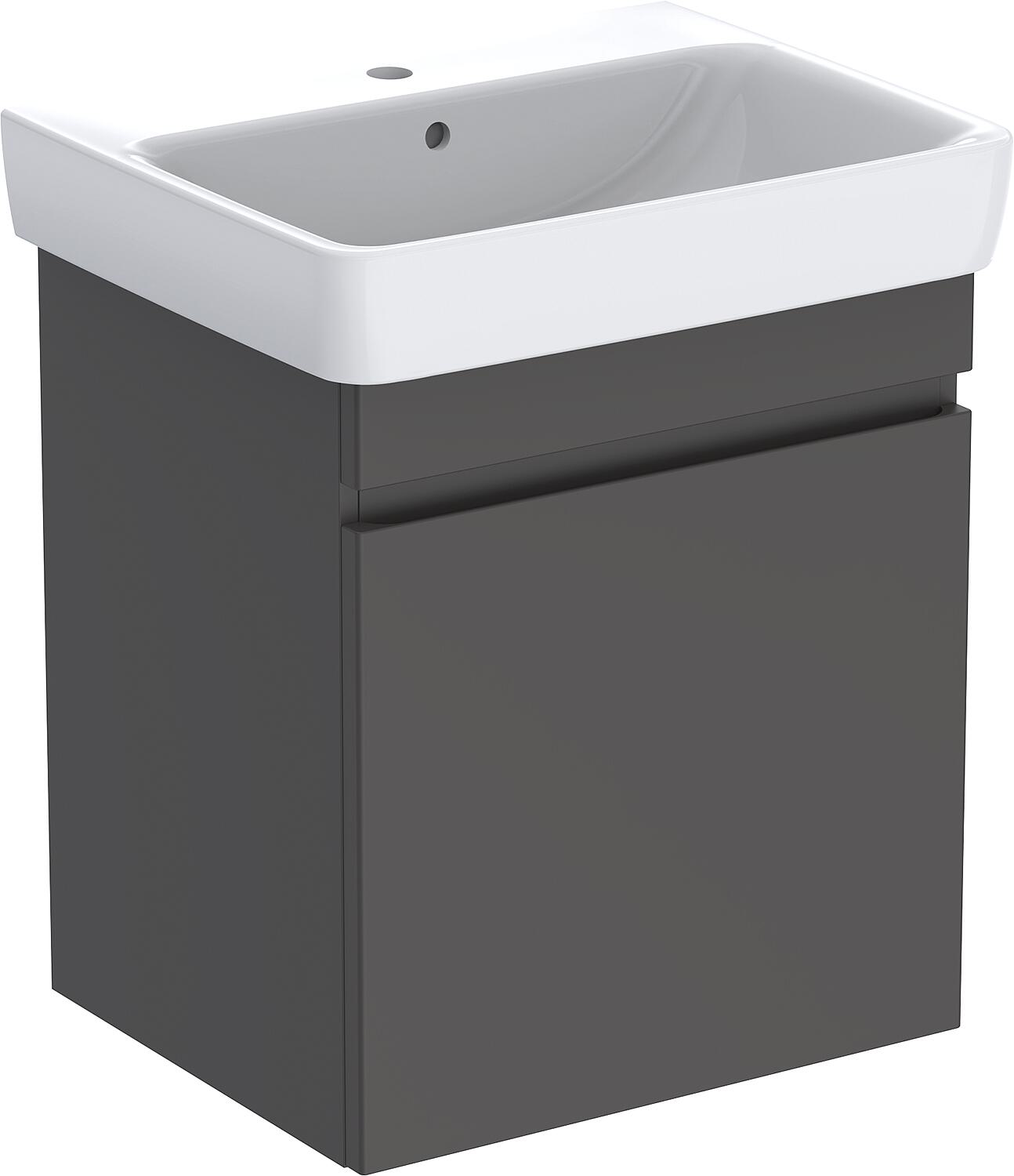 WTU + céramique WT Geberit Renova Plan 700x616x480 mm noyer hickory clair