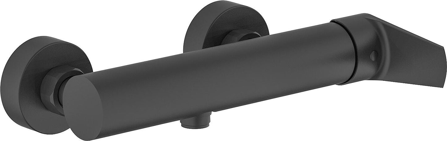 Tabay surface-mounted shower mixer with side control, Graphite