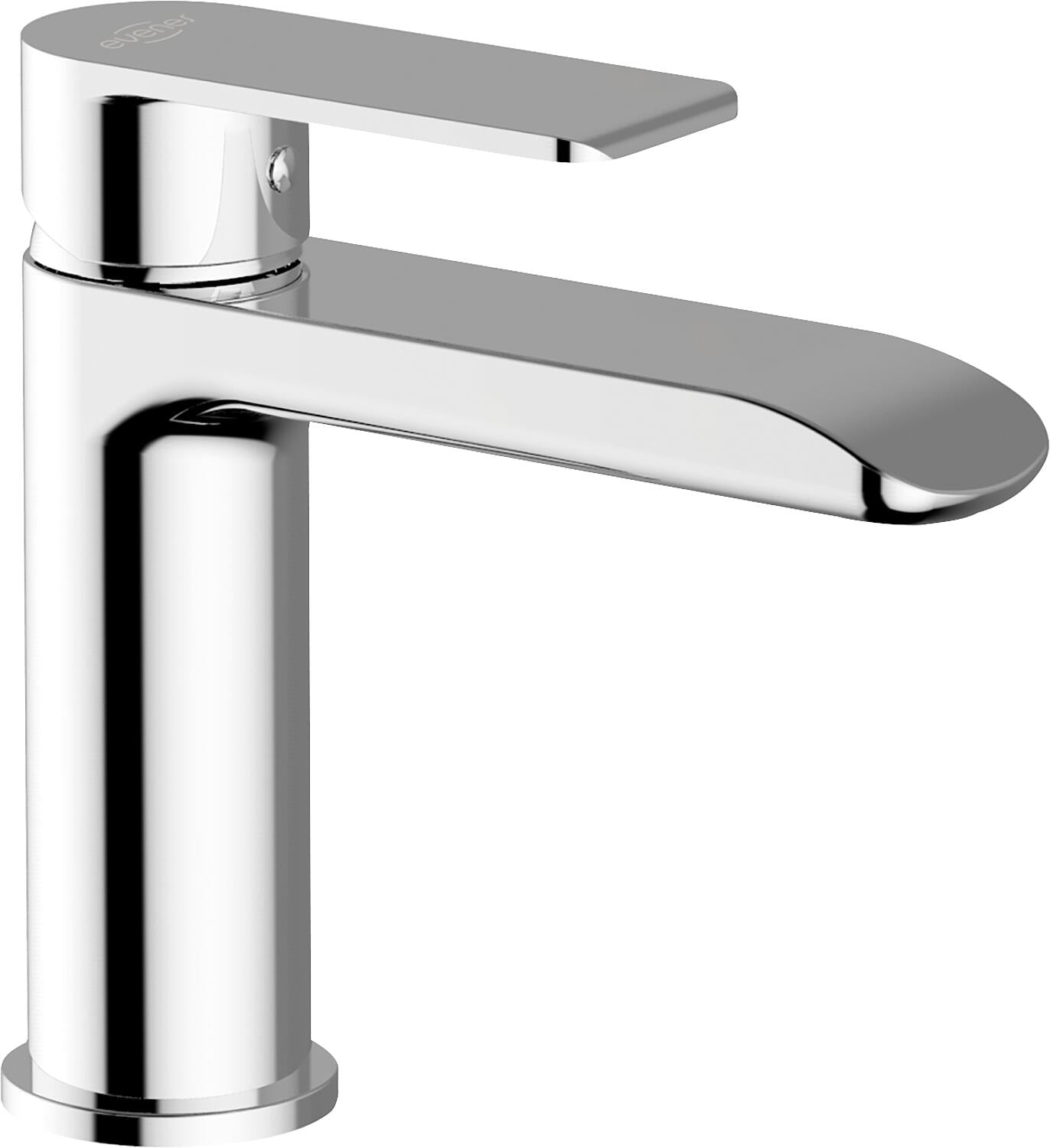 Malvinas basin mixer with click valve Graphite