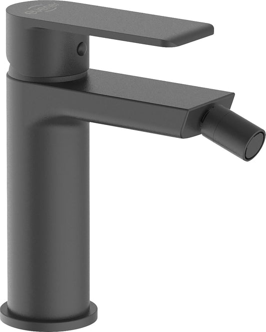 Malvinas bidet mixer with click valve, Graphite