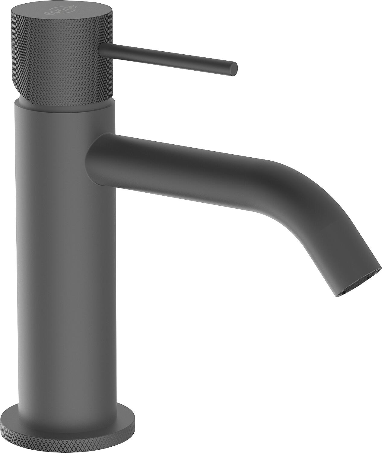 Comallo basin mixer with click valve, Graphite