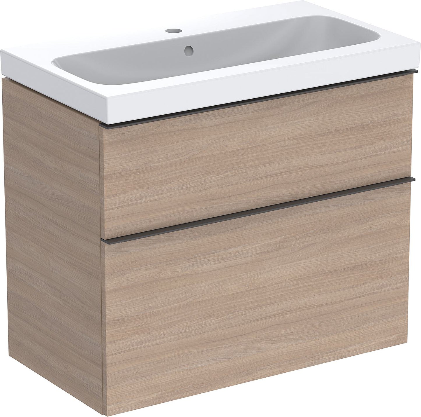 WTU+Ceramic WT Geberit iCon 750x705x485 mm Walnut hickory/Handle Lava