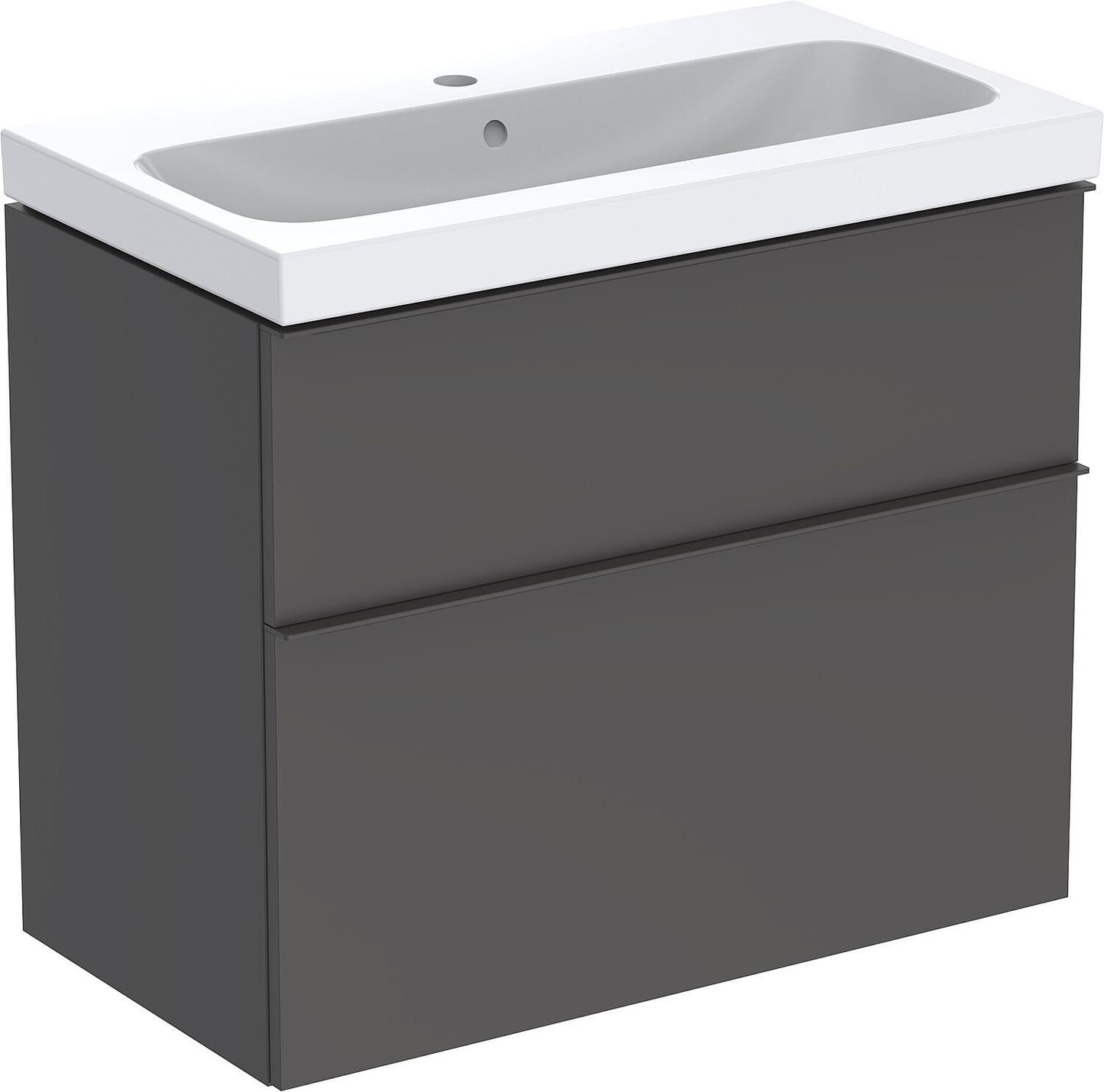 WTU+Ceramic WT Geberit iCon 750x705x485 mm Walnut hickory/Handle Lava