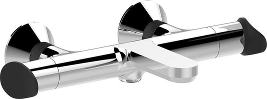 Sarcari bath thermostat, chrome/black