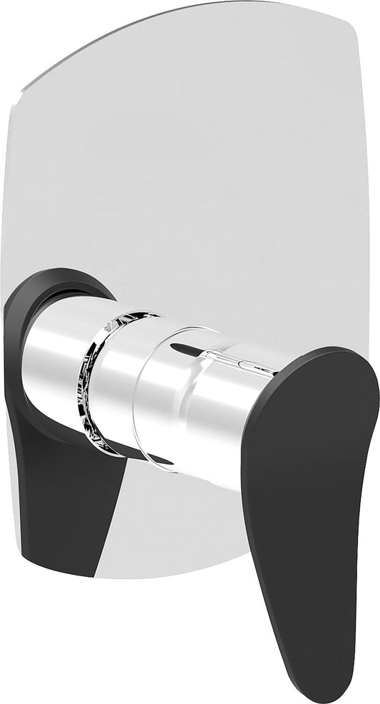 Sarcari concealed shower mixer, chrome/black