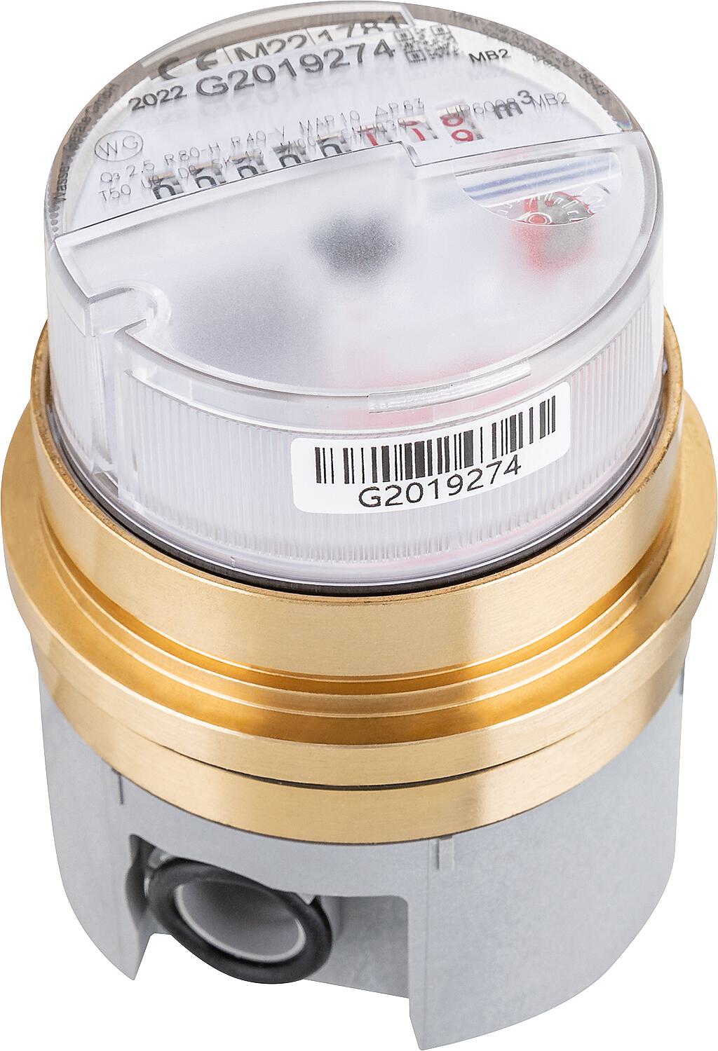 KW measuring capsule meter M80x1.5, Qn 1.5, comp. to Minol MB 2
