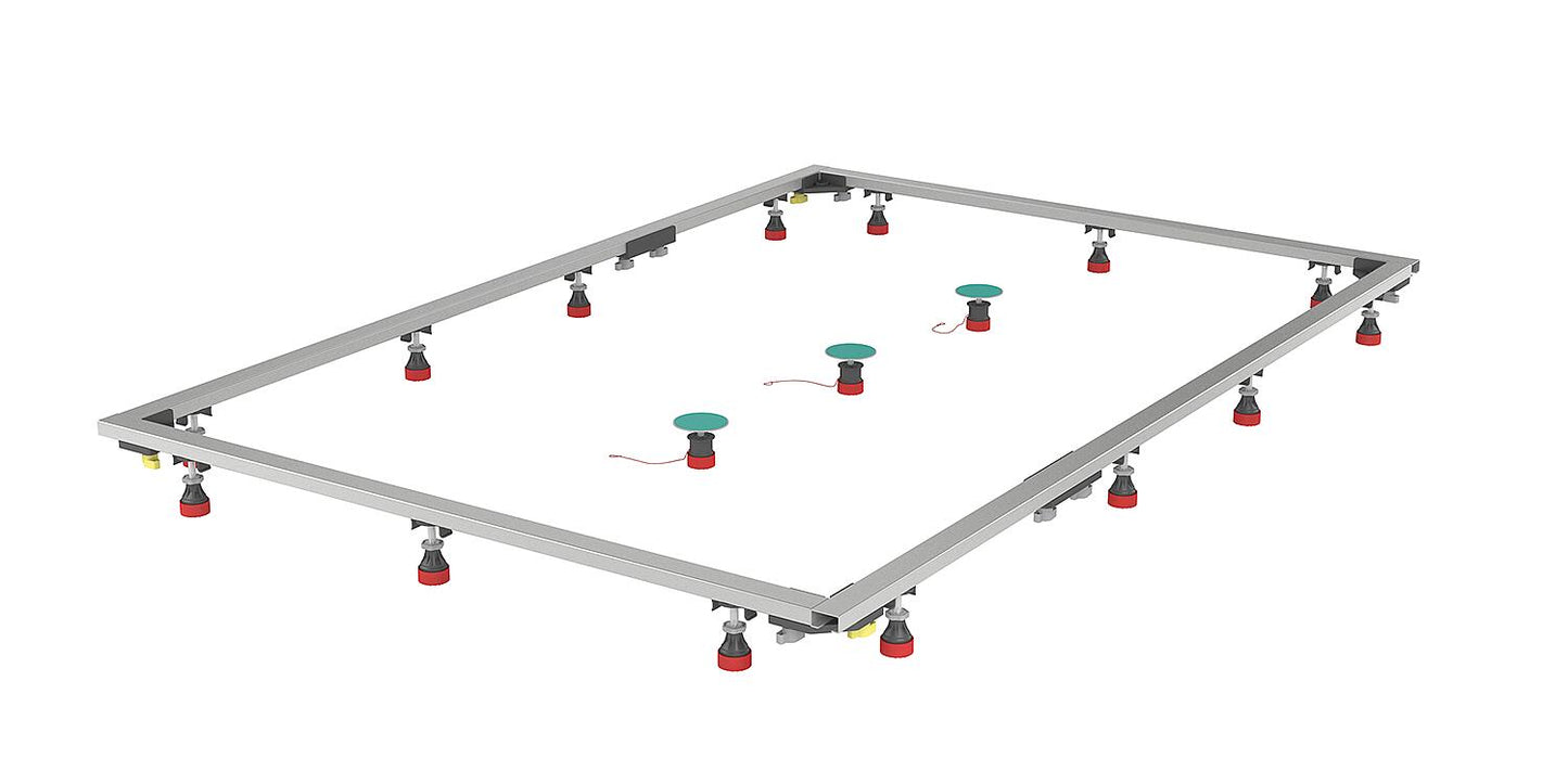 Cadre de montage Mepa SF rectangulaire 120/180 pour coulée de minéraux