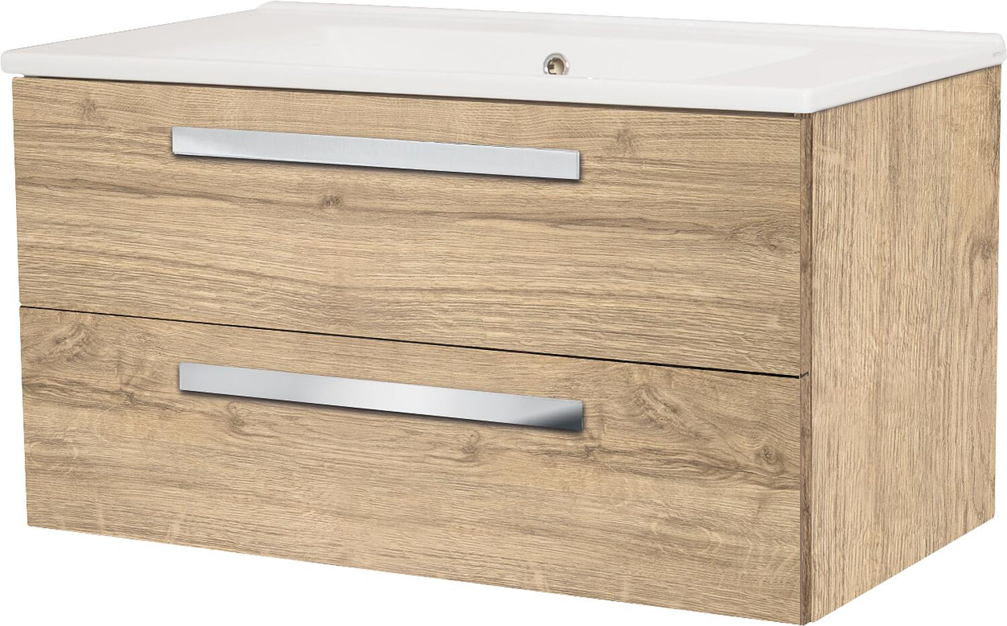 WTU+Ceramic WT EDIA, graphite high gloss, 2 drawers, 853x466x455mm