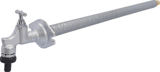 Aussenwandventil AIPS SEPP Eis frostsicher Knebelgriff Oberteil Messing chr. Mit RV u. RB DN 15 L=500 mm