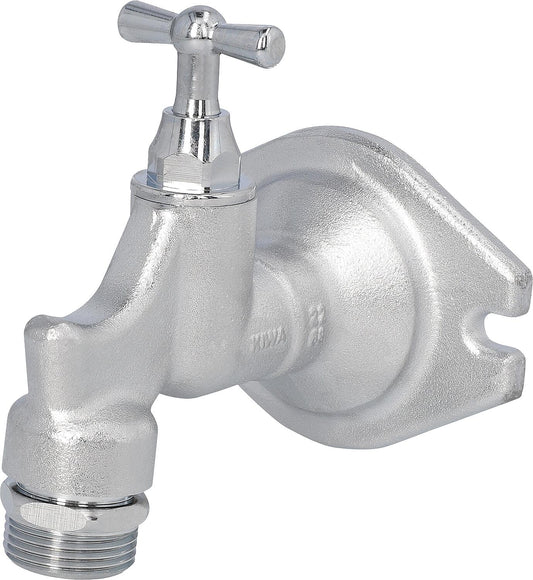 Fertigbauset SEPP Eis, Messing verchromt, mit Knebelgriff DN15(1/2")