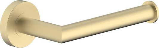 Eldrid paper roll holder without lid, brass, light bronze, square, right