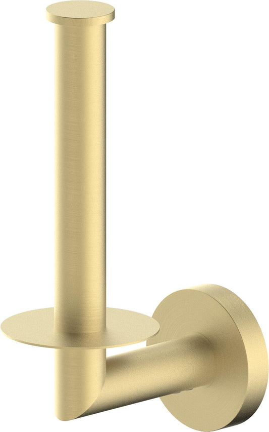Spare paper roll holder Eldrid brass light bronze vertical