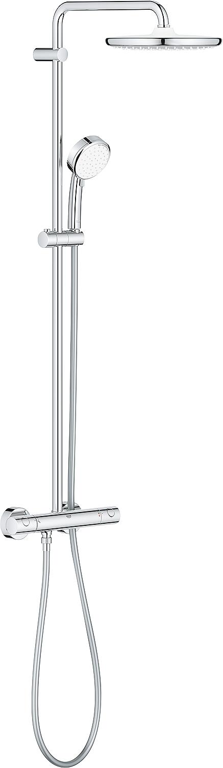 Brause-System Grohe Tempesta Cosmopolitan 250, mit Thermostatbatterie, chrom