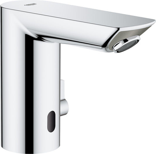 Grohe Bau Cosmopolitan E infrared washbasin mixer tap with temperature control, mains operated