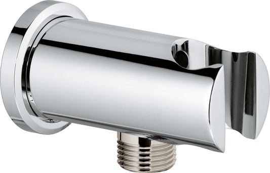 Grohe Rainshower wall connection elbow with shower holder, chrome round