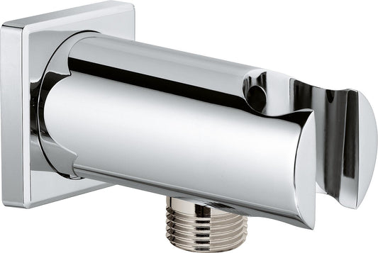 Grohe Rainshower wall connection elbow with shower holder, chrome, square