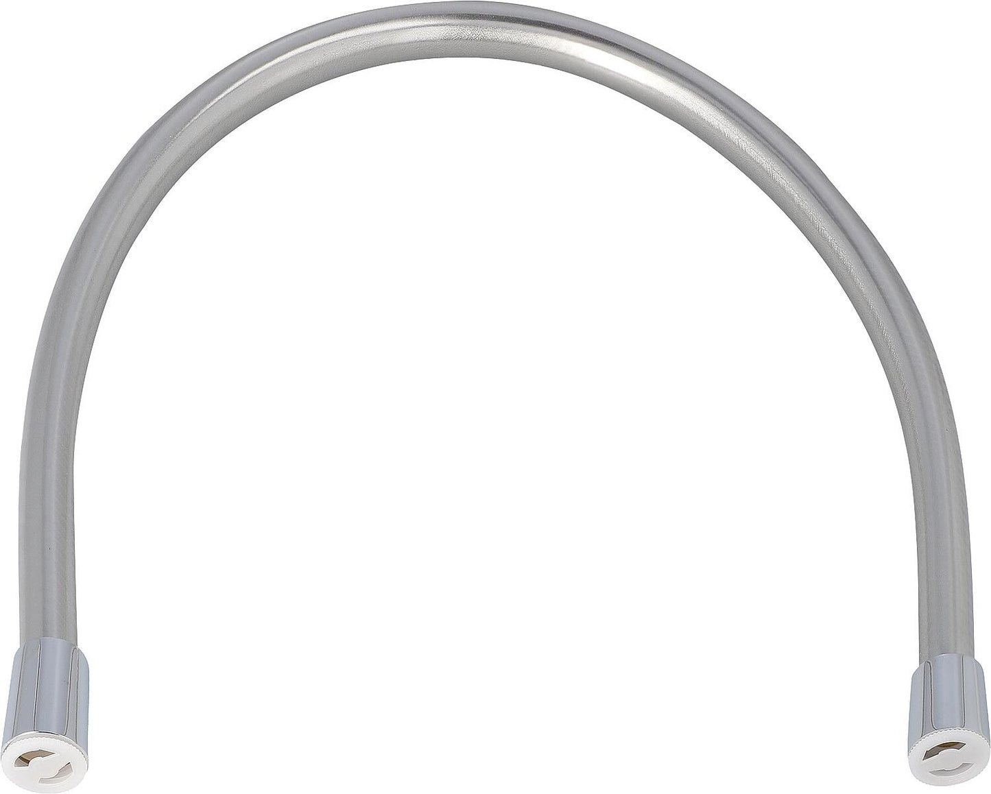 Shower hose silverline DN15-1250 mm silver-high gloss with swivel joint on both sides