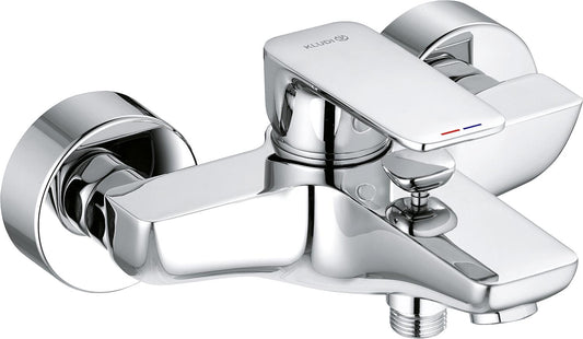 Kludi Pure &amp; Style surface-mounted bath mixer, 160 mm projection, chrome