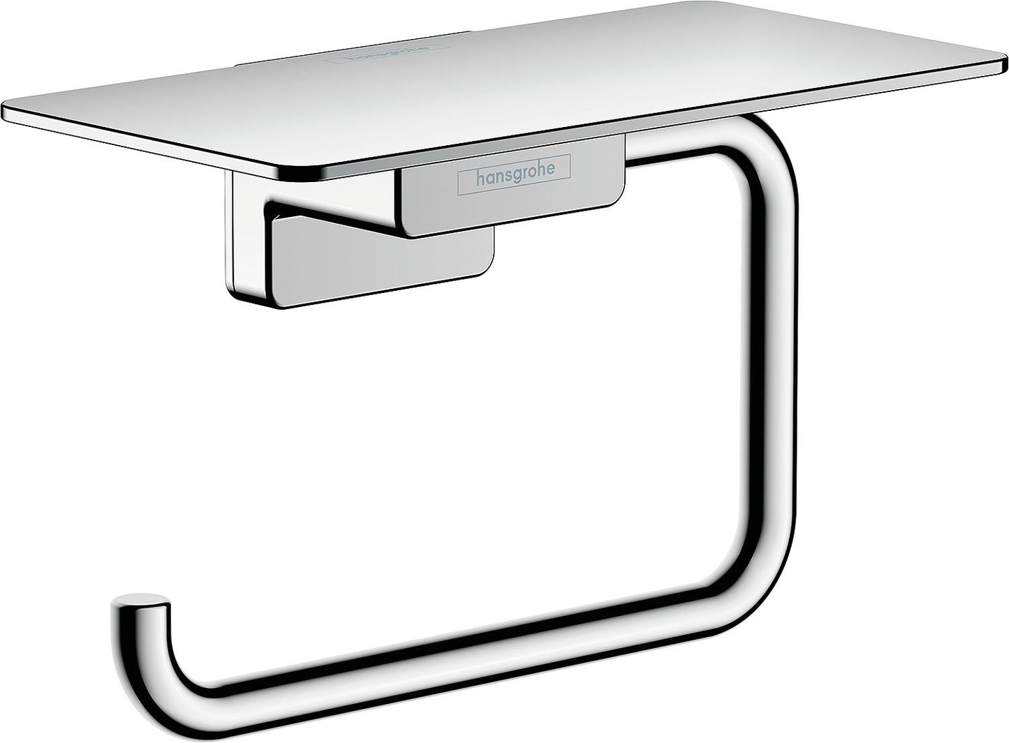 Hansgrohe paper roll holder with shelf