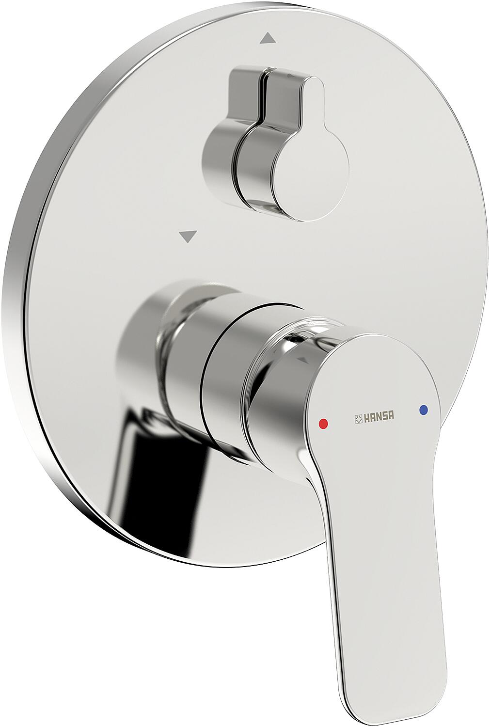 Concealed bath mixer Hansabasic rosette 170 mm, chrome