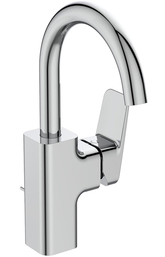 Ideal Standard Ceraplan200 basin mixer, side actuation with pop-up waste fitting