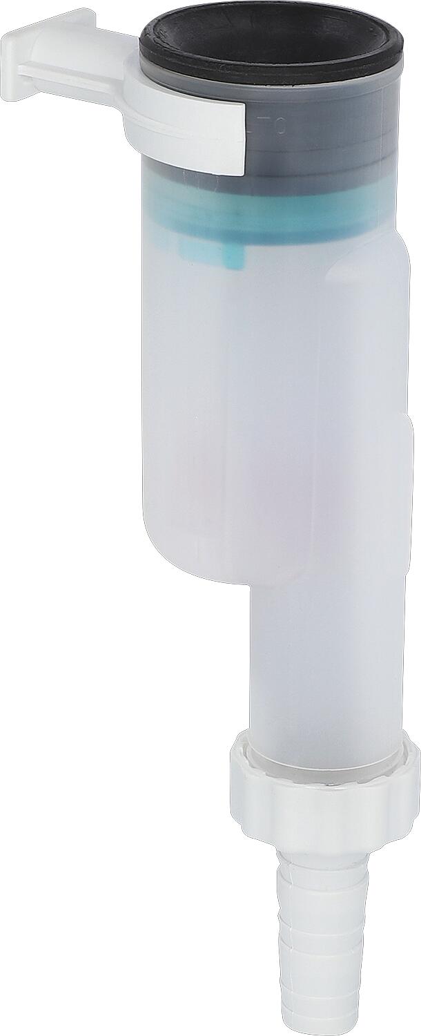 Siphon à condensats ABS, sortie verticale avec embout de tuyau