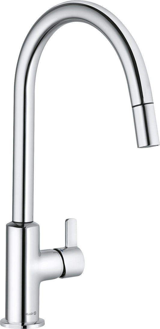 Spültischmischer Kludi Bingo Star XS herausziehb. Auslauf chrom