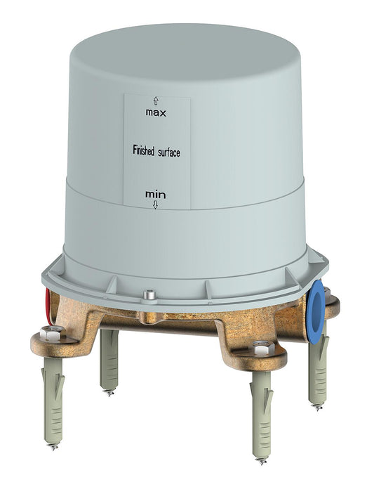 Base unit for floor-standing bath mixer Nomoro chrome