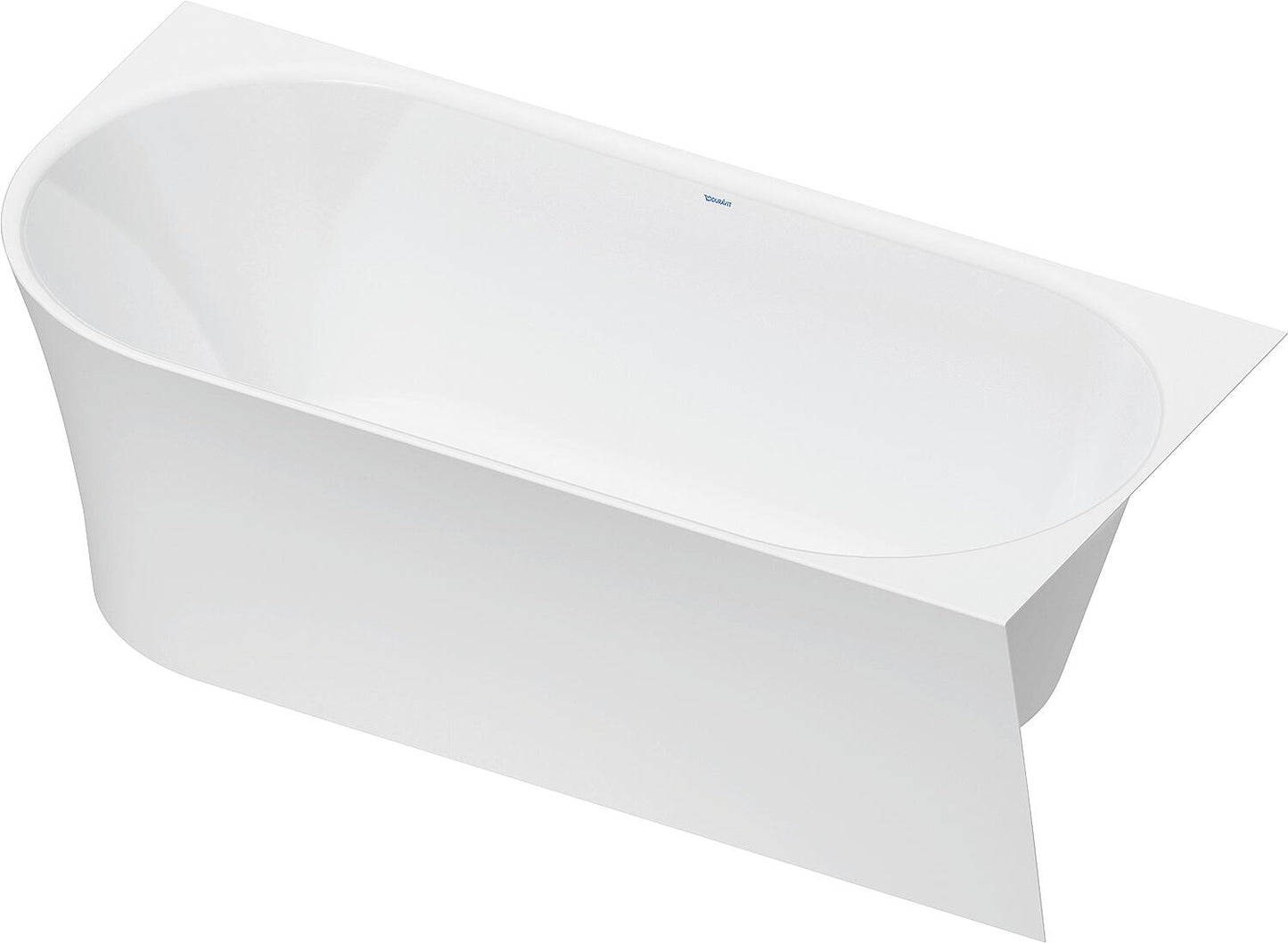 Duravit DuraSenja corner bathtub, oval, 1700x800x585mm, acrylic
