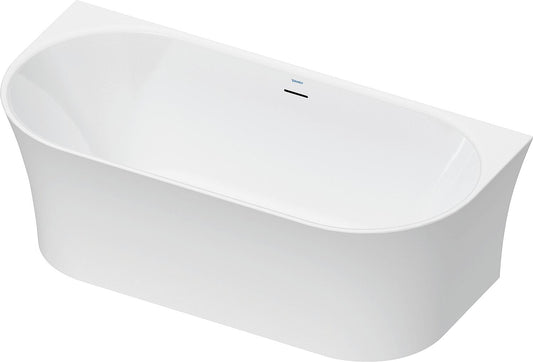 Duravit DuraSenja wall-mounted bathtub, oval, 1700x800x585mm, acrylic