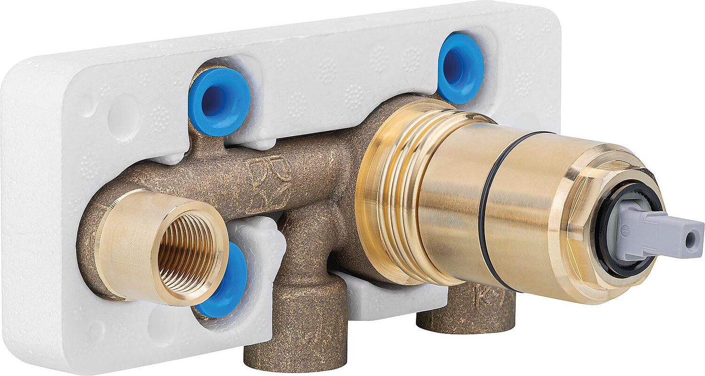 Hansa Vario concealed body for 2-hole wall-mounted washbasin mixer tap, 57860100