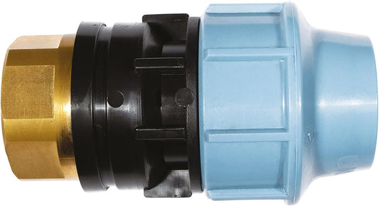 Connection fitting with internal thread, brass, 63mm x 2"