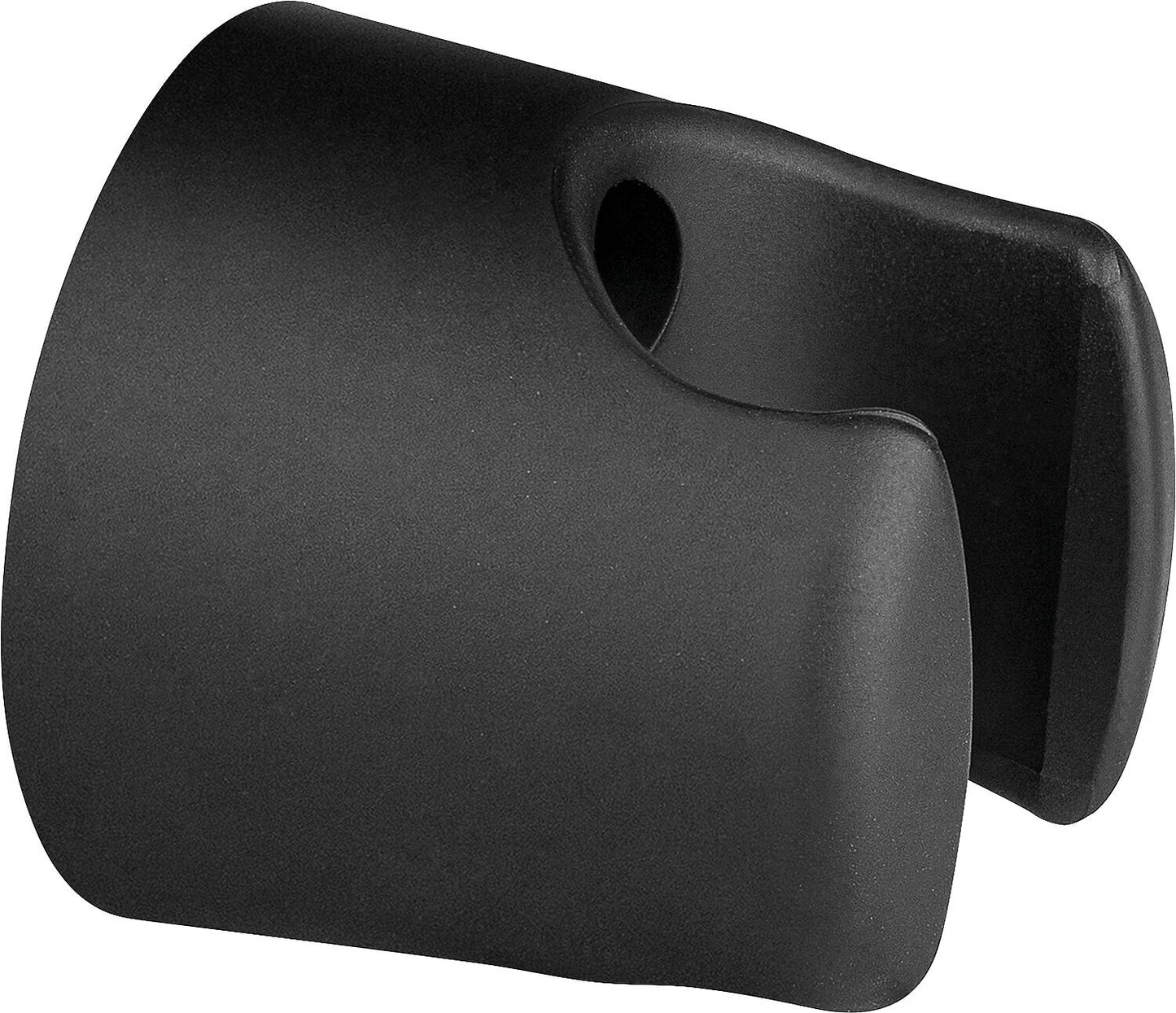 Support de pommeau de douche, en plastique, noir mat