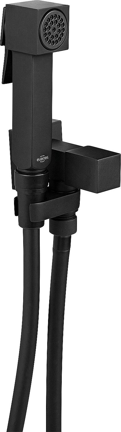 Intimate hygiene shower set Skyline with hand shower, shower hose and shower holder, matte black