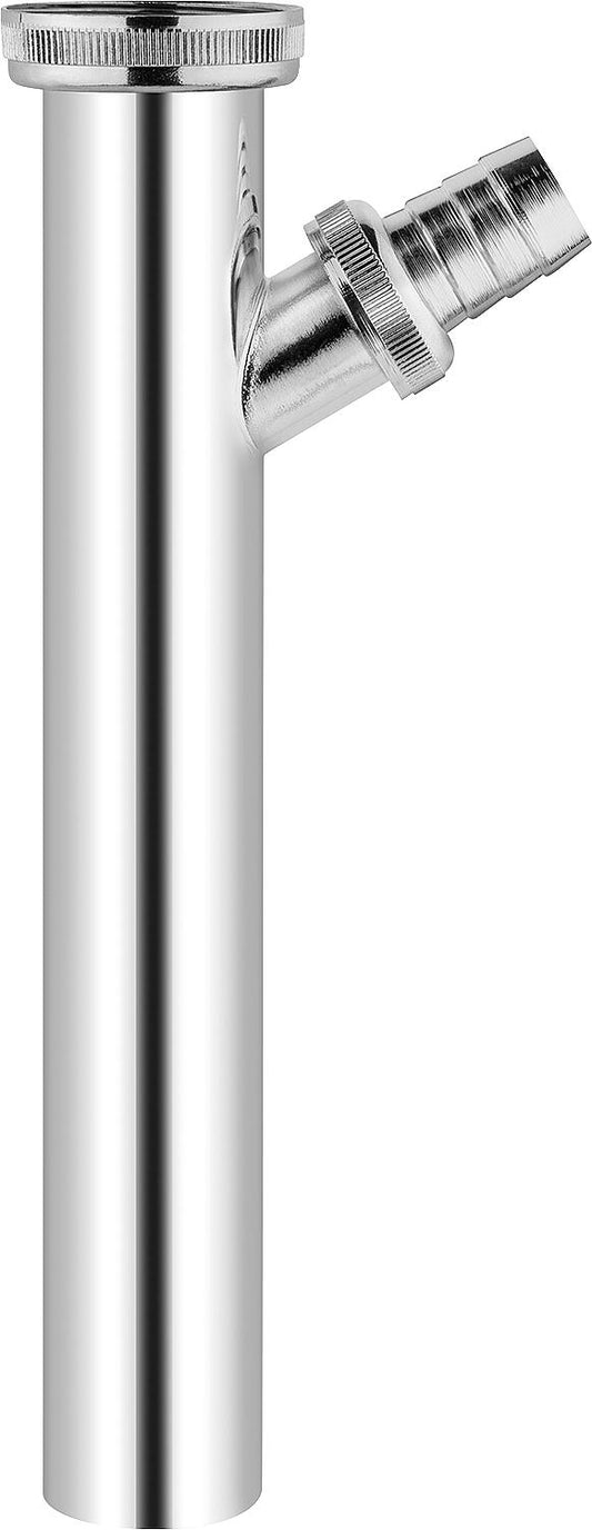 Tube réglable en acier inoxydable chromé 32 x 200 mm avec raccord à vis 3/4".