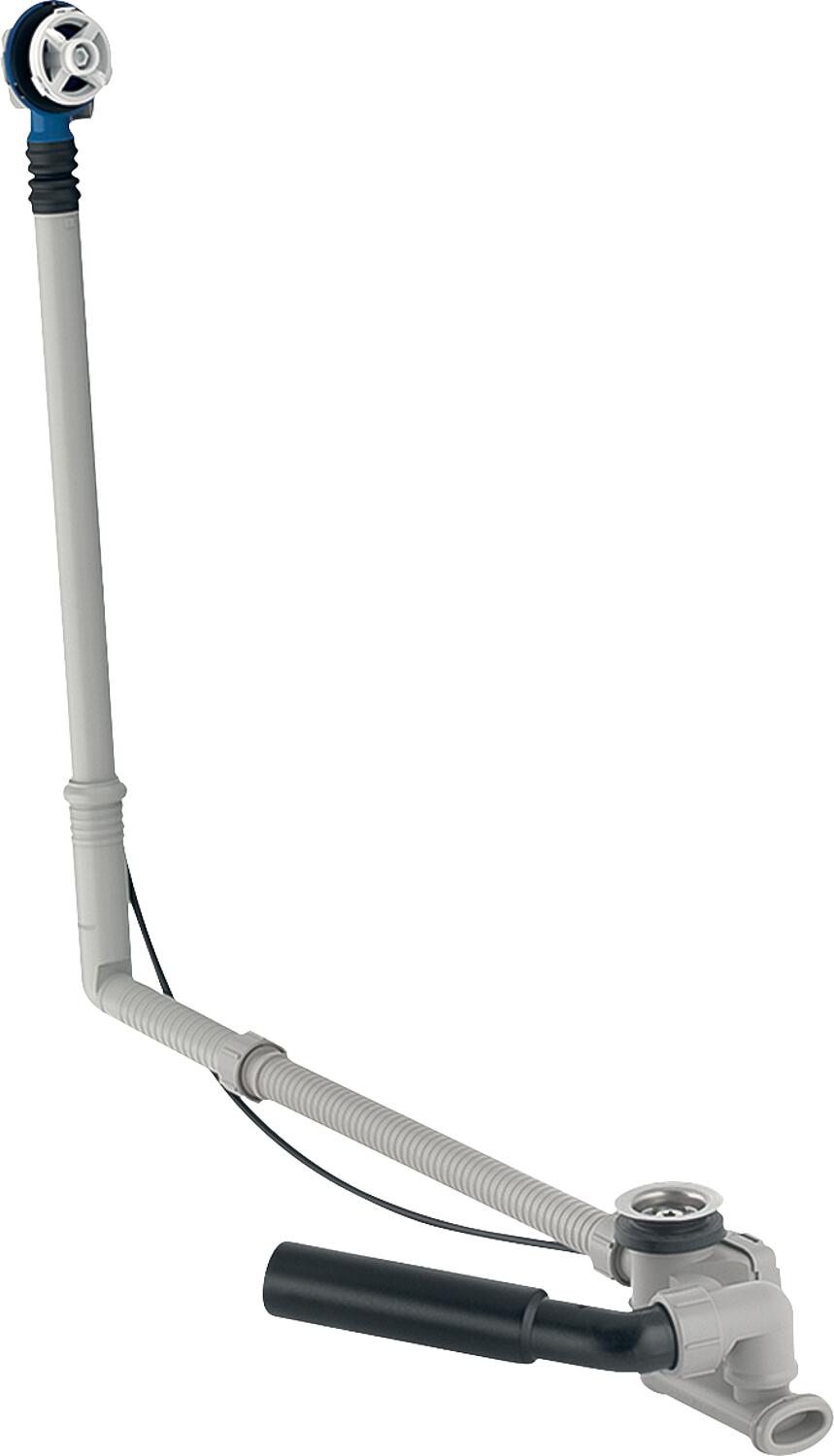 Raccord de vidange et de trop-plein Geberit Ø52 mm, à commande rotative