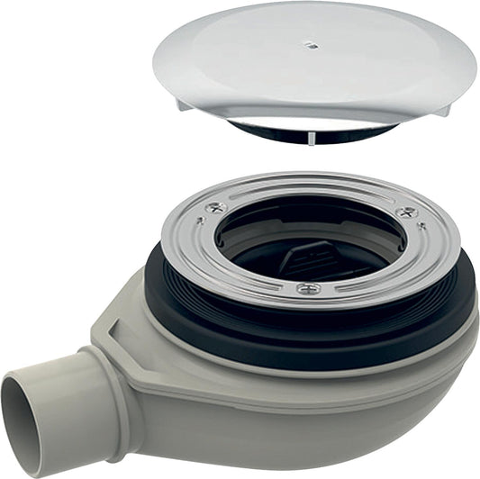 Duschwannenablauf-Set, ø 90 mm, mit Abdeckhaube