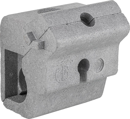 Insulation shell for branch T-valves for DN 20 and DN 25