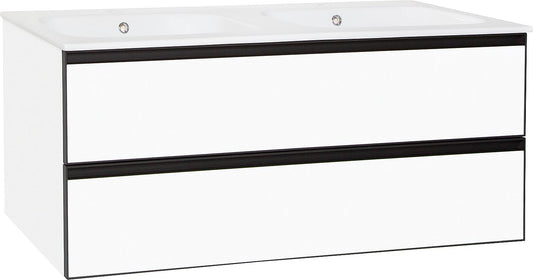 WTU blanc mat + céramique WT blanc Benaro, 1210x515x510mm