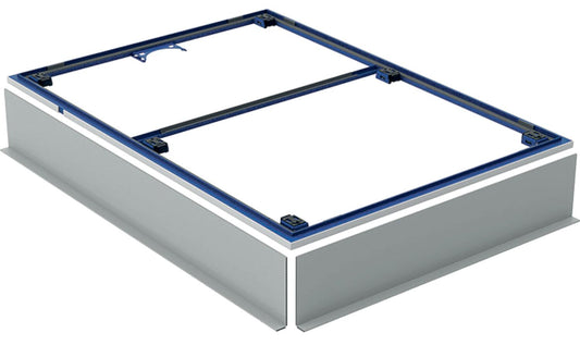 Geberit Installationsrahmen für Setaplano Duschwanne über 1000 mm, für 8 Füsse, 1200x1200 mm