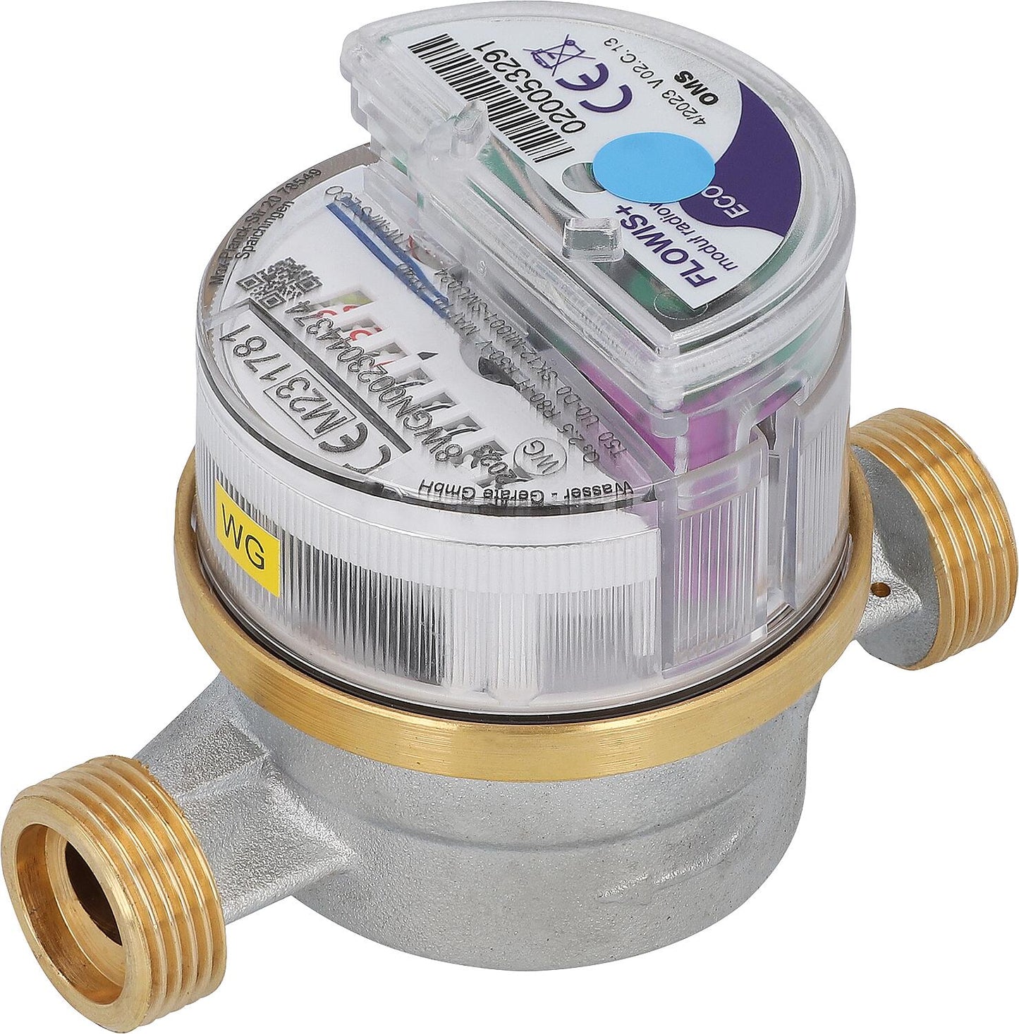 KW residential water meter Flowis Qn 2.5 L 130mm DN20(3/4'')